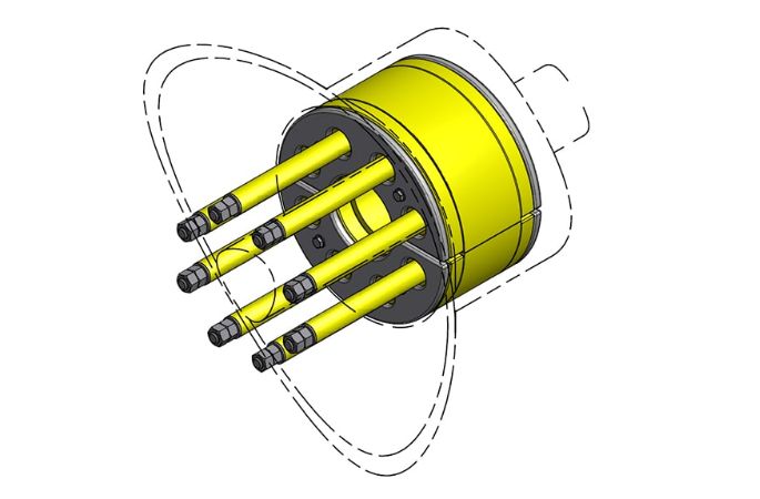 J Tube Bung CAD Drawing 2